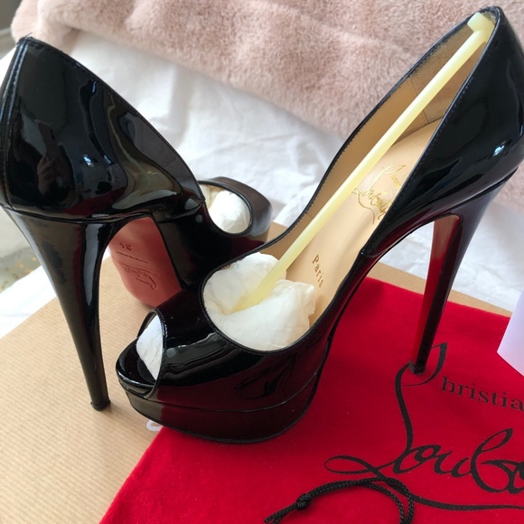 Lady Peep Christian Louboutin Heels - Picture 2 of 5
